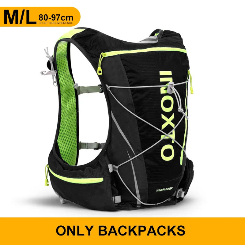 8L Hydration Vest Backpack – Running, Cycling, Hiking with 1.5L Bladder & 2x500ml Bottles